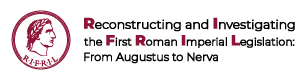Logo perRIFRIL – Reconstructing and Investigating the First Roman Imperial Legislation